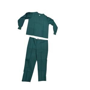 Scrubs Doctor Hospital Uniform Set Long Sleeve Size Small